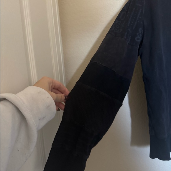 Current/Elliott The Rugby Stadium Black Beauty Crewneck Sweater Size 2 - Picture 2 of 6